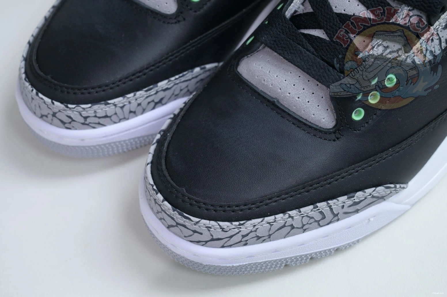 3 Glow Air Green Jordan 0302